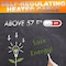 Dr Infrared Heater Heating Cables for Pipe and Roof De-Icing, Self-Regulating with Thermostat 120V/1200W/100 ft. DR-9RC1100 - alternate 2